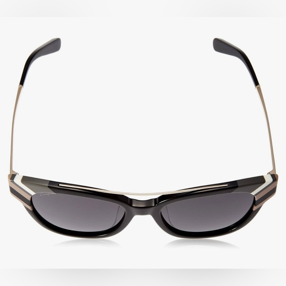 NEW Salvatore Ferragamo Semi Black Cat Eye Sunglasses SF882SA with Box - Picture 3 of 10